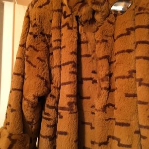 Vintage French Rabbit Fur Coat